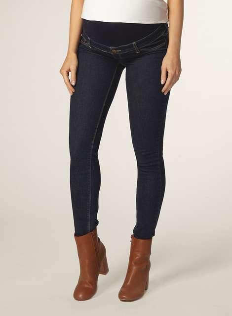 **Maternity Indigo Authentic Over the bump jeans